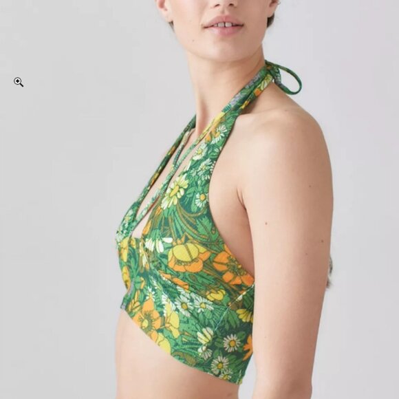 Urban Outfitter Valeria Wrap-Over Halter Top - Picture 2 of 8